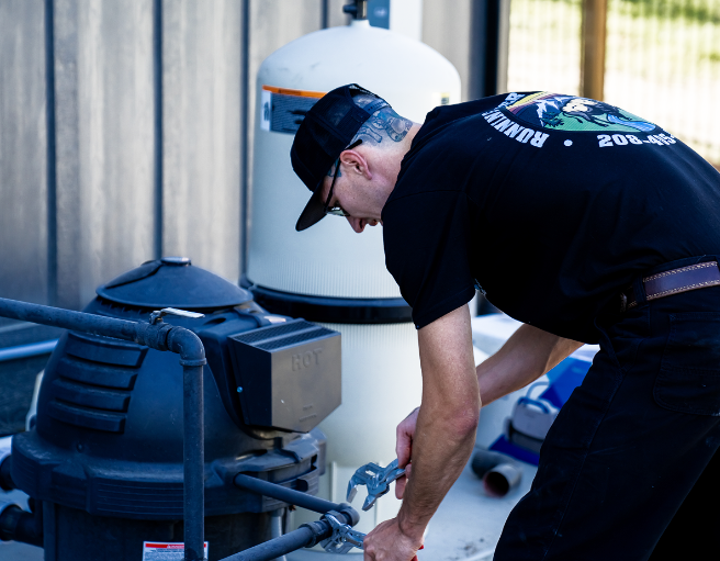 Water Treatment Gas Line Installation