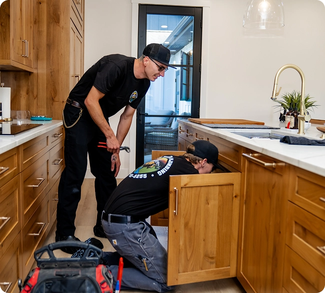 Trusted Plumbing in Action​ drain cleaning Garbage Disposal Repair